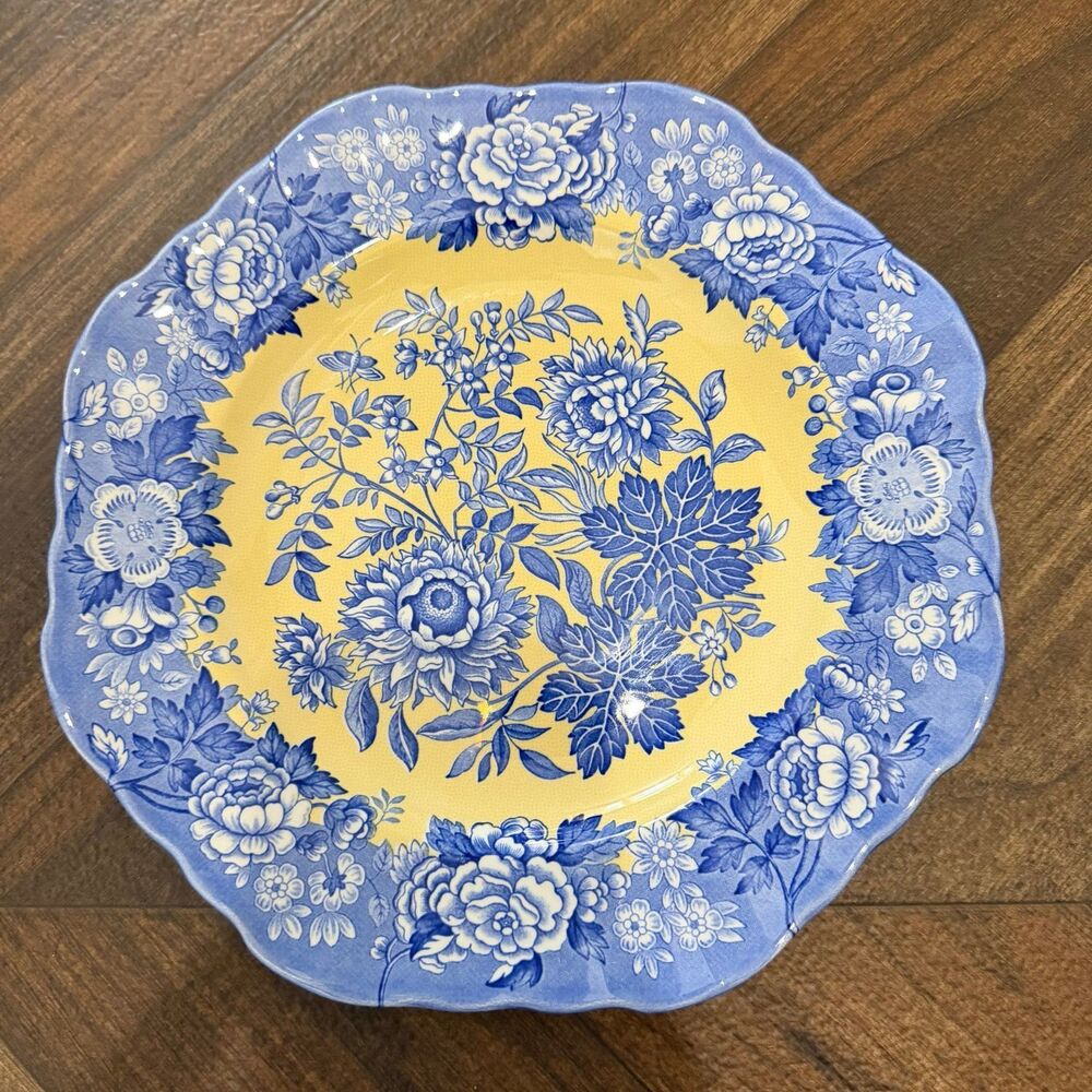 Spode Blue Room Garden Collection Jasmine Buffet Dessert Plate